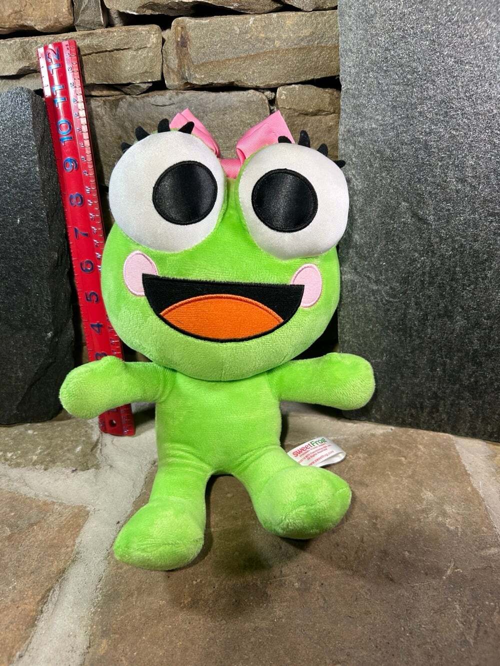 Sweet Frog Yogurt Plush cute green frog 12”